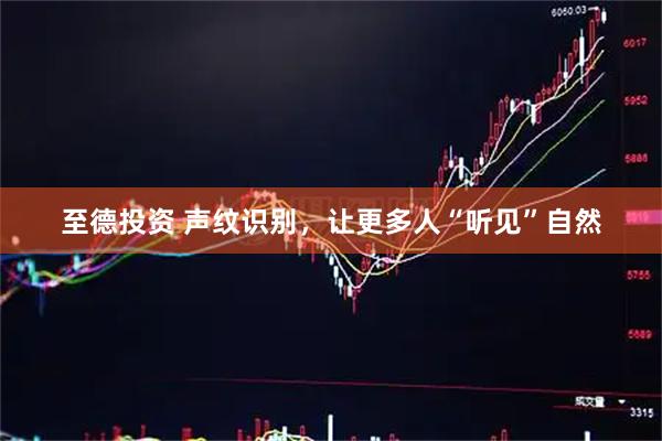 至德投资 声纹识别,让更多人“听见”自然