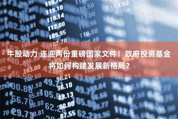 牛股动力 连迎两份重磅国家文件!政府投资基金将如何构建发展新格局?